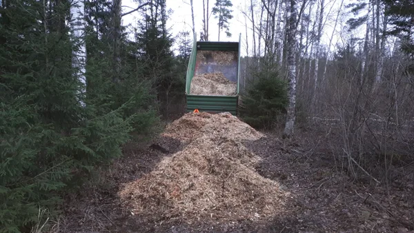 Šķelda mulčai un kūpināšanai